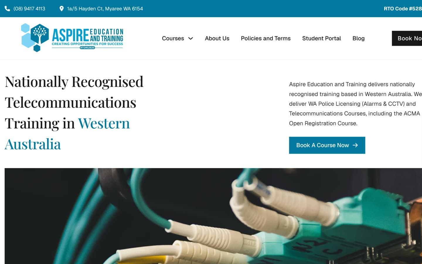 Aspire Education website