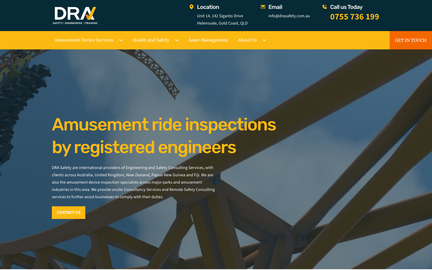 DRA Safety website