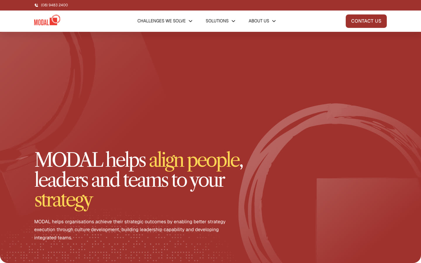 MODAL website